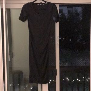 ASOS 4 maternity maxi dress black